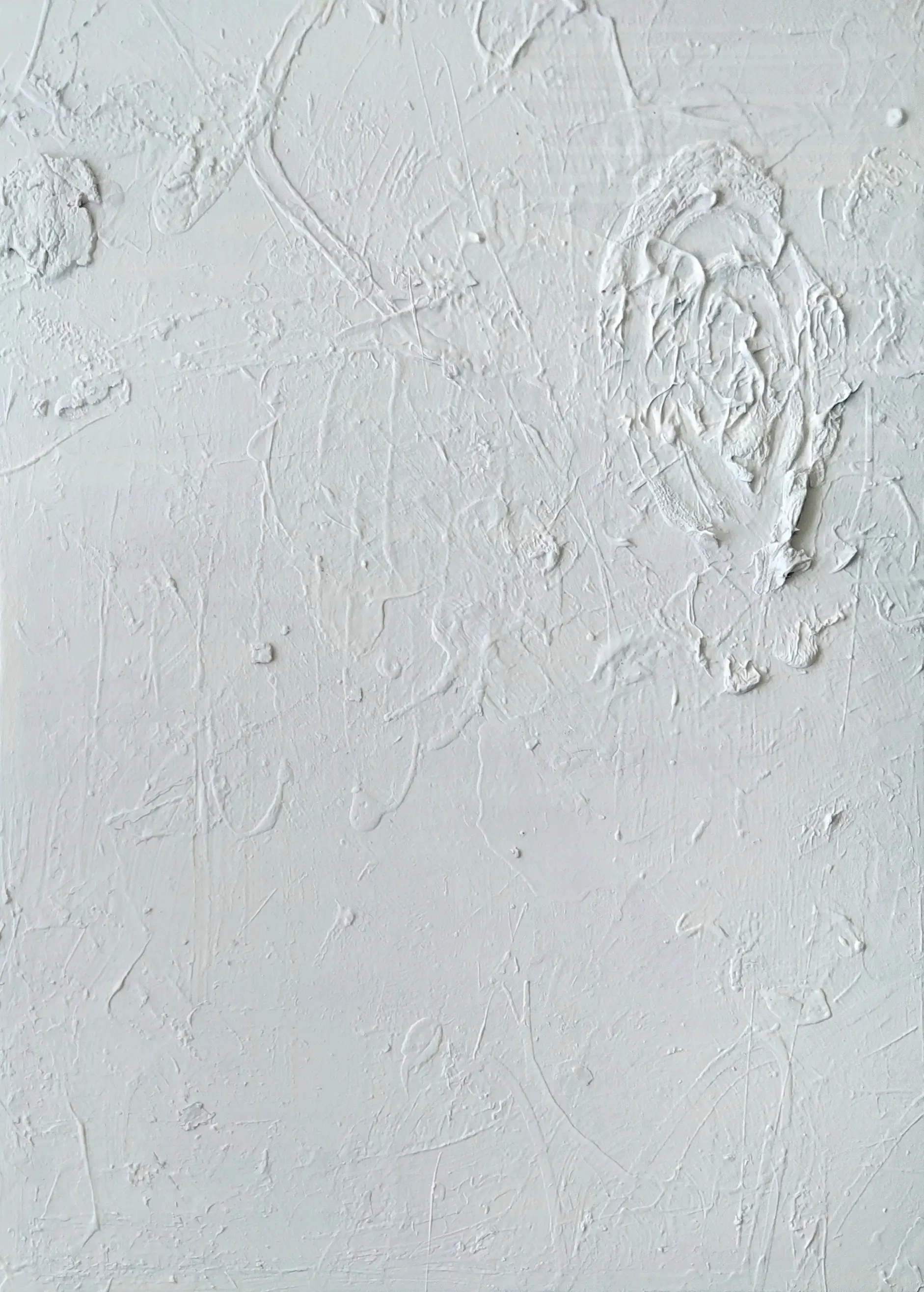 Cropped view of a canvas painting